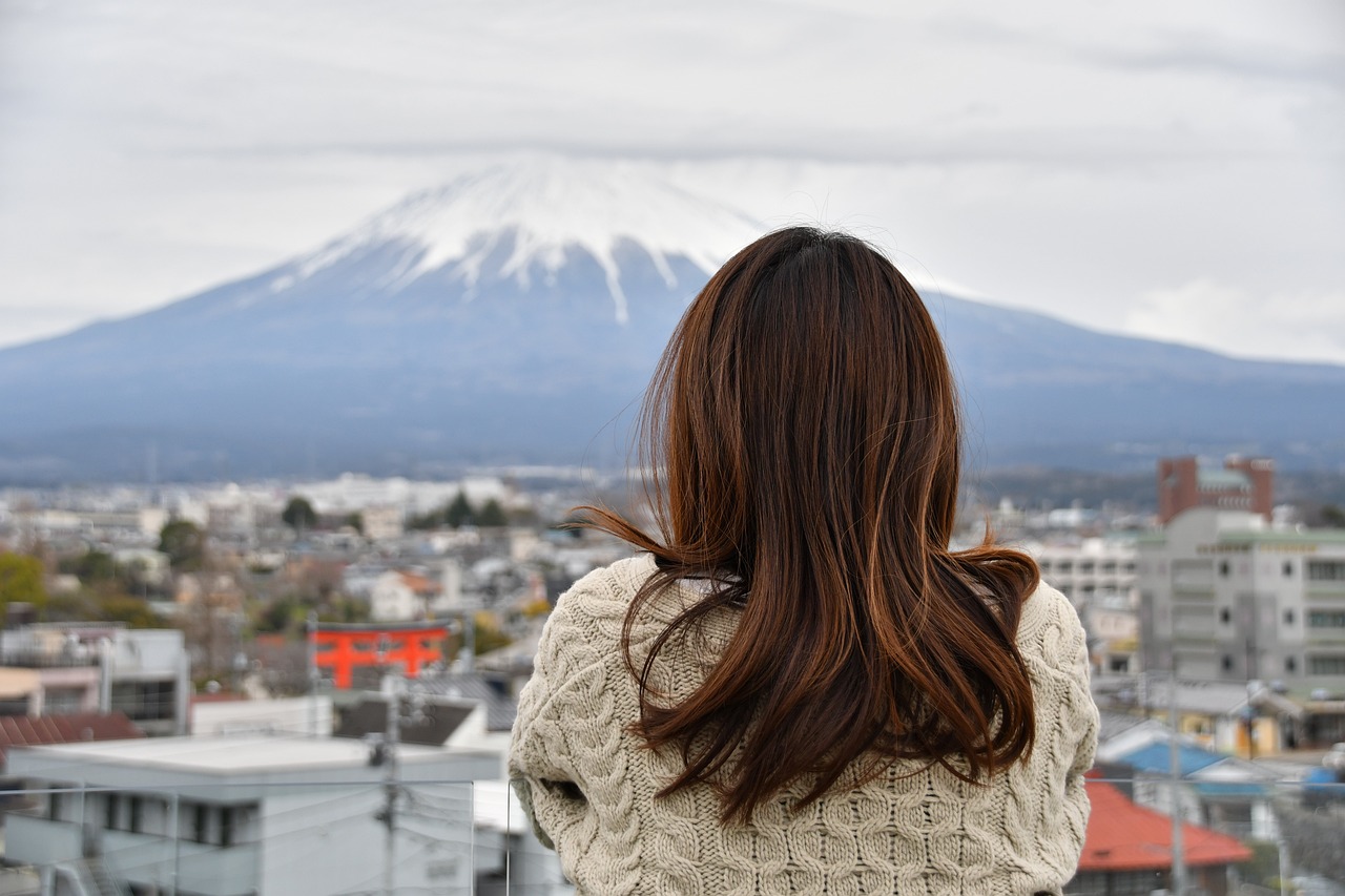 mount fuji, cloudy sky, longing, women, japan, back view, thoughts, mount fuji, mount fuji, mount fuji, mount fuji, mount fuji, women, japan, back view, back view, back view, back view